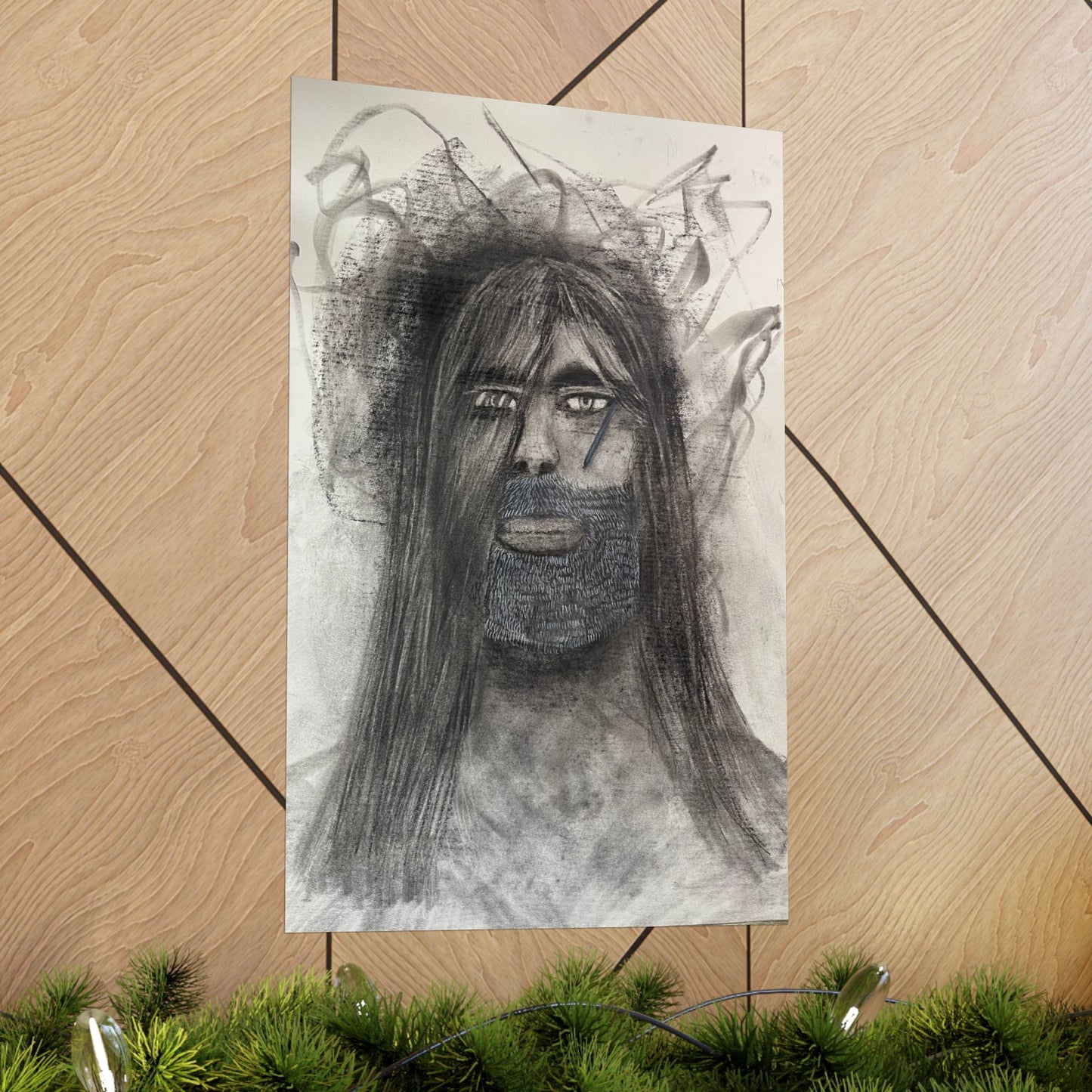 Smith β Charcoal Art Poster from The Tale Unknown | Original Character Wall Art | Moody Fantasy Decor | Literary Artwork Print
