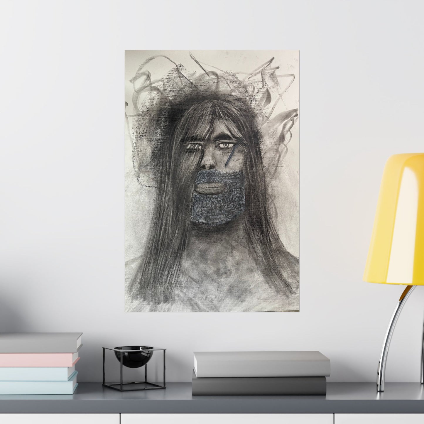Smith β Charcoal Art Poster from The Tale Unknown | Original Character Wall Art | Moody Fantasy Decor | Literary Artwork Print