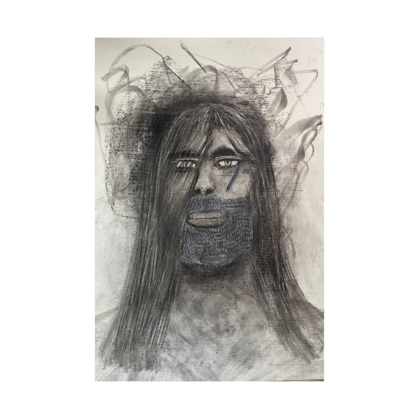 Smith β Charcoal Art Poster from The Tale Unknown | Original Character Wall Art | Moody Fantasy Decor | Literary Artwork Print