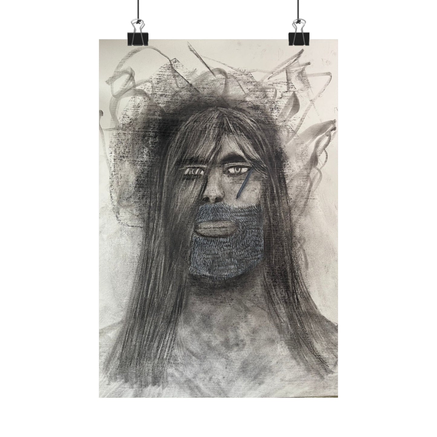 Smith β Charcoal Art Poster from The Tale Unknown | Original Character Wall Art | Moody Fantasy Decor | Literary Artwork Print