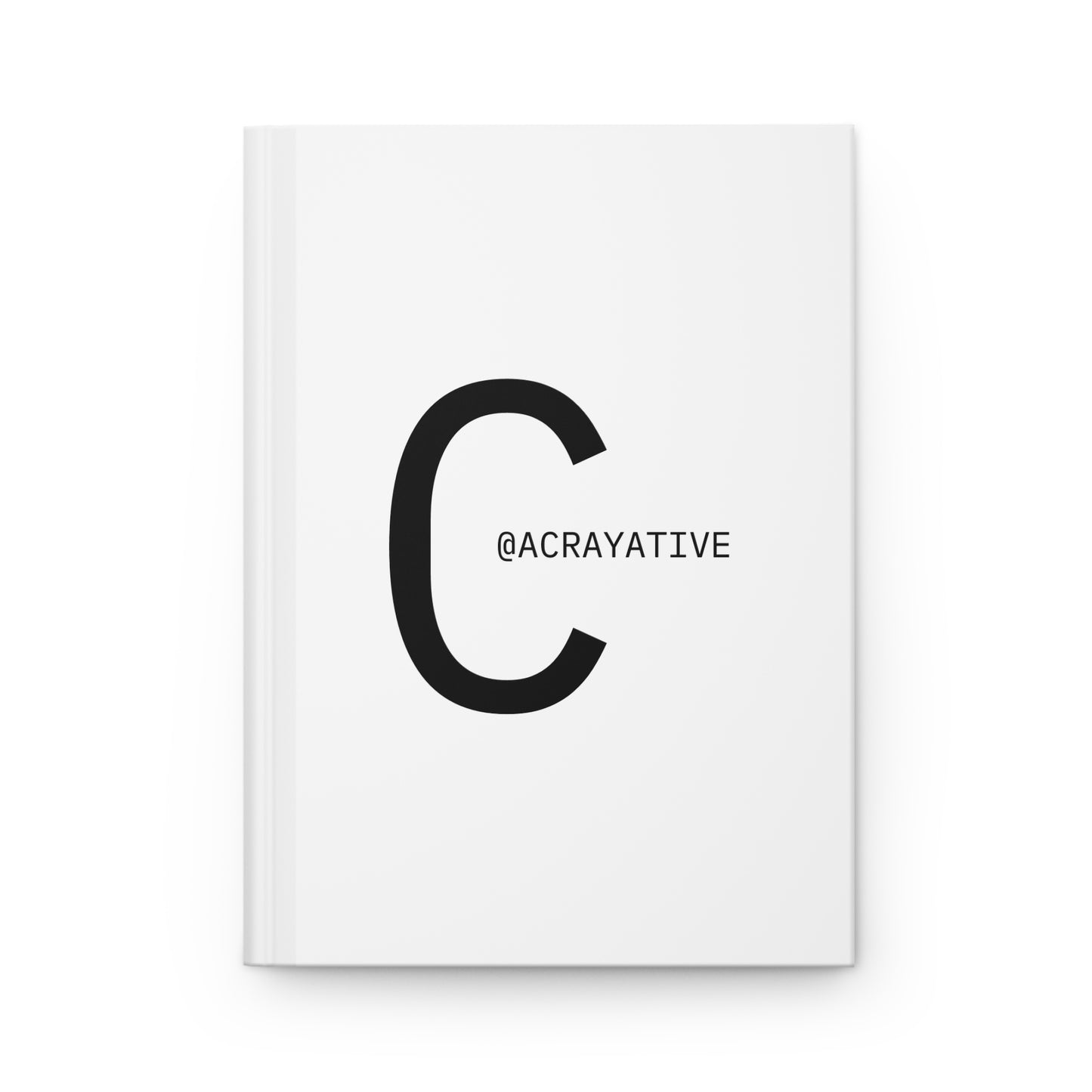 CODING AESTHETIC X ACRAYATIVE Matte Hardcover Journal – Stylish Notebook for Writers, Artists & Students | Premium Note-Taking Gift